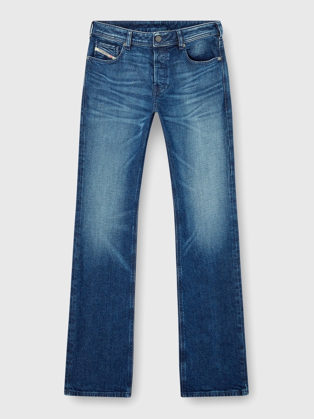 Men’s DIESEL Industry Zatiny Regular Bootcut Jeans Orus1 Wash - 36 x 30